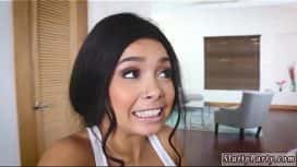 The sensual woman is having fun with thick cock